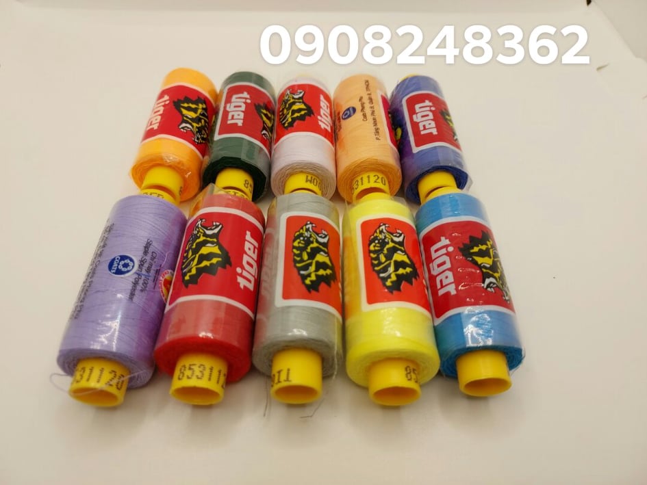 Lố chỉ 10 cuộn nhiều màu tiger 400m