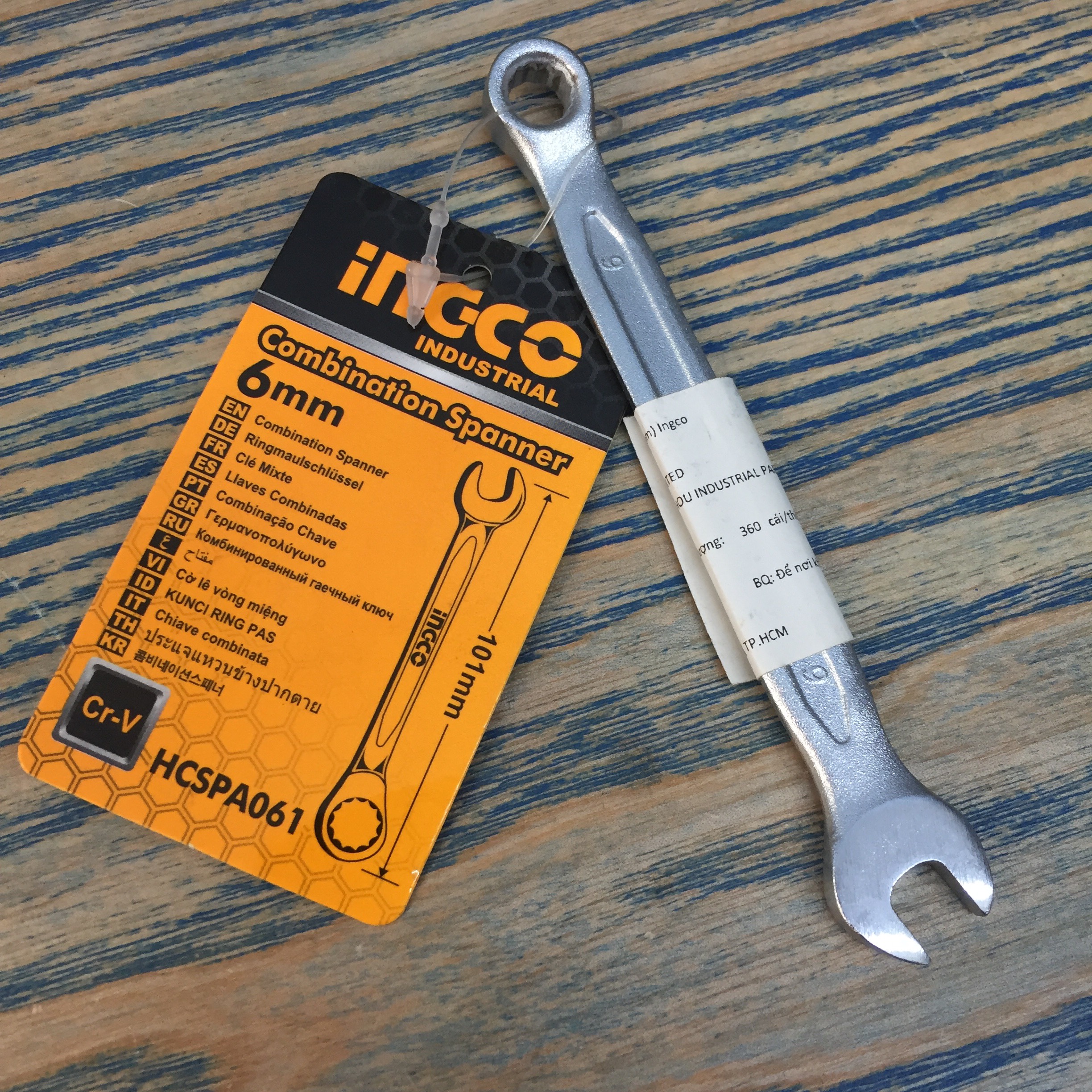 Cờ lê vòng miệng 6mm INGCO HCSPA061