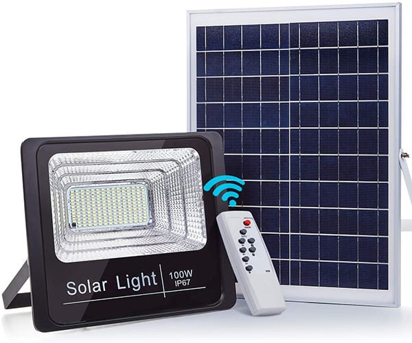 Đèn Pha Năng Lượng mặt trời rời thể 100W