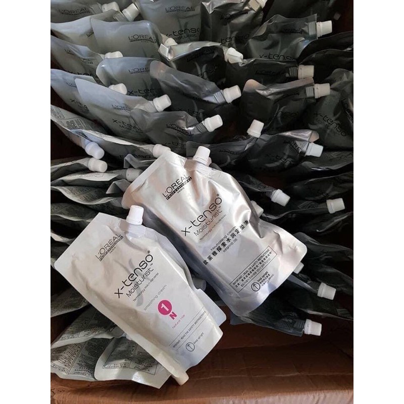 [RẺ VÔ ĐỊCH] Cặp duỗi, uốn tóc LOREAL X-Tenso Moisturist 400ml x 2