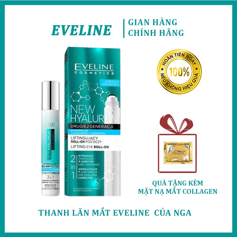 Thanh lăn mắt eveline 15ml - xóa quầng thâm, bọng mắt, chống lão hóa