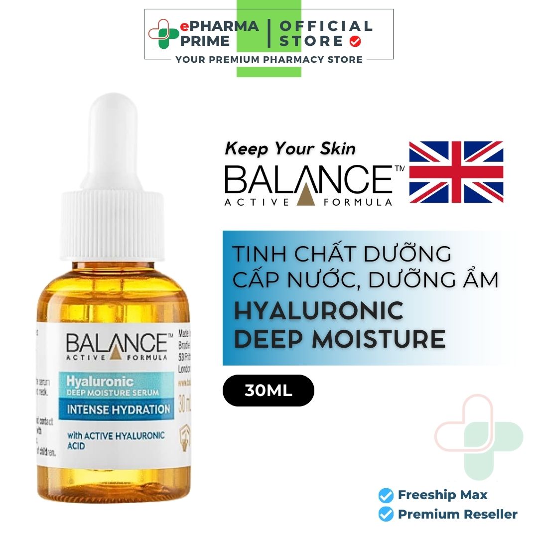 Serum balance hyaluronic deep moisture - tinh chất balance active formula cấp nước, dưỡng ẩm 30ml