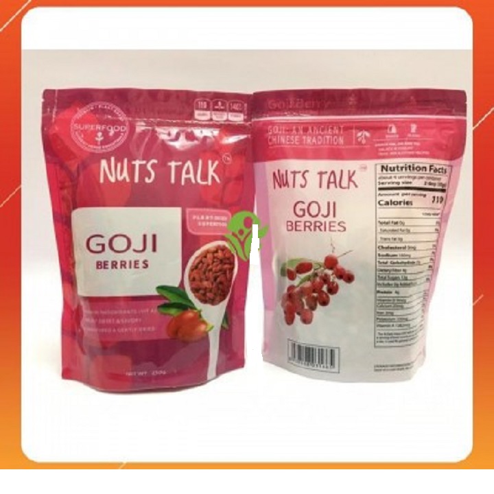 Hạt kỷ tử khô Nuts Talk 250g- Đồ ăn Vặt-Chè-Trà-Chè Dưỡng Nhan-Ăn Vặt
