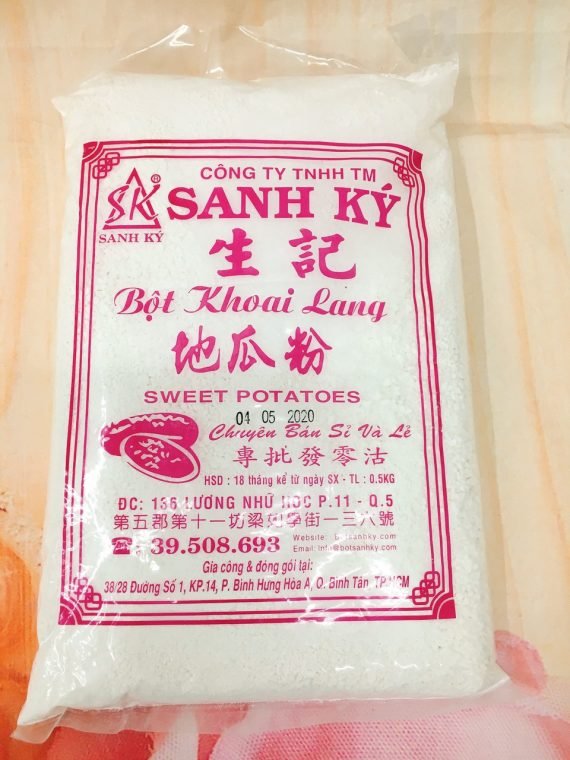 Bột khoai lang sanh ký