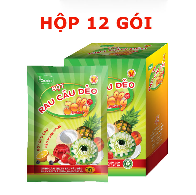  Bột Rau Câu Dẻo Hoàng Yến 10g gói- AN VẶT 
