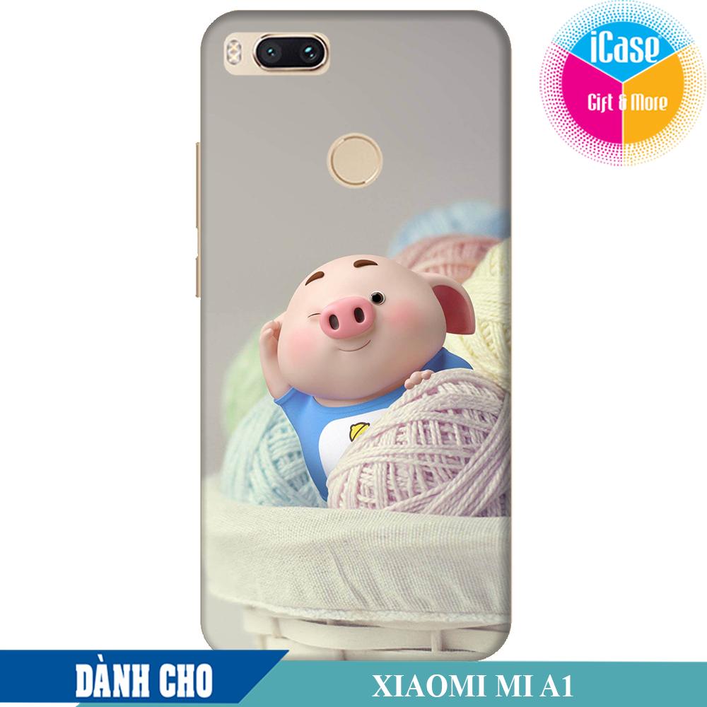 [HCM]Ốp lưng nhựa dẻo dành cho Xiaomi Mi A1 in hình Heo Con Đèn Đêm