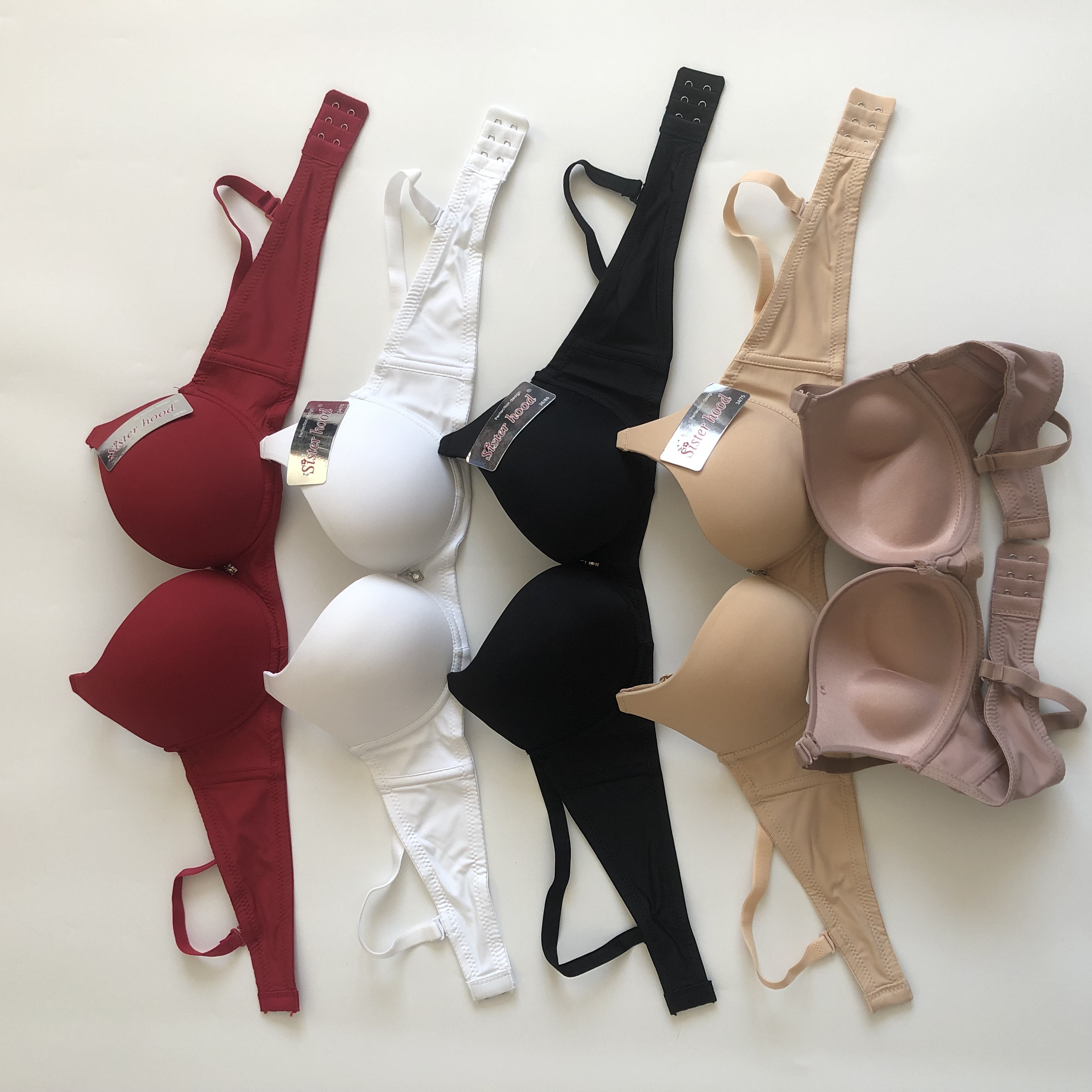 Áo lót nữ áo ngực tạo khe Thái Sisterhood 1890 có gọng nâng ngực trơn mặc áo dài, chất lượng đảm bảo và cam kết hàng đúng mô tả