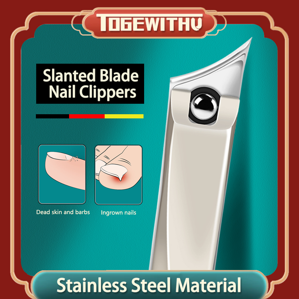 Kềm cắt móng tay cạnh nghiêng, móng tay bằng thép không gỉ và máy cắt móng chân cắt móng tay với giũa móng