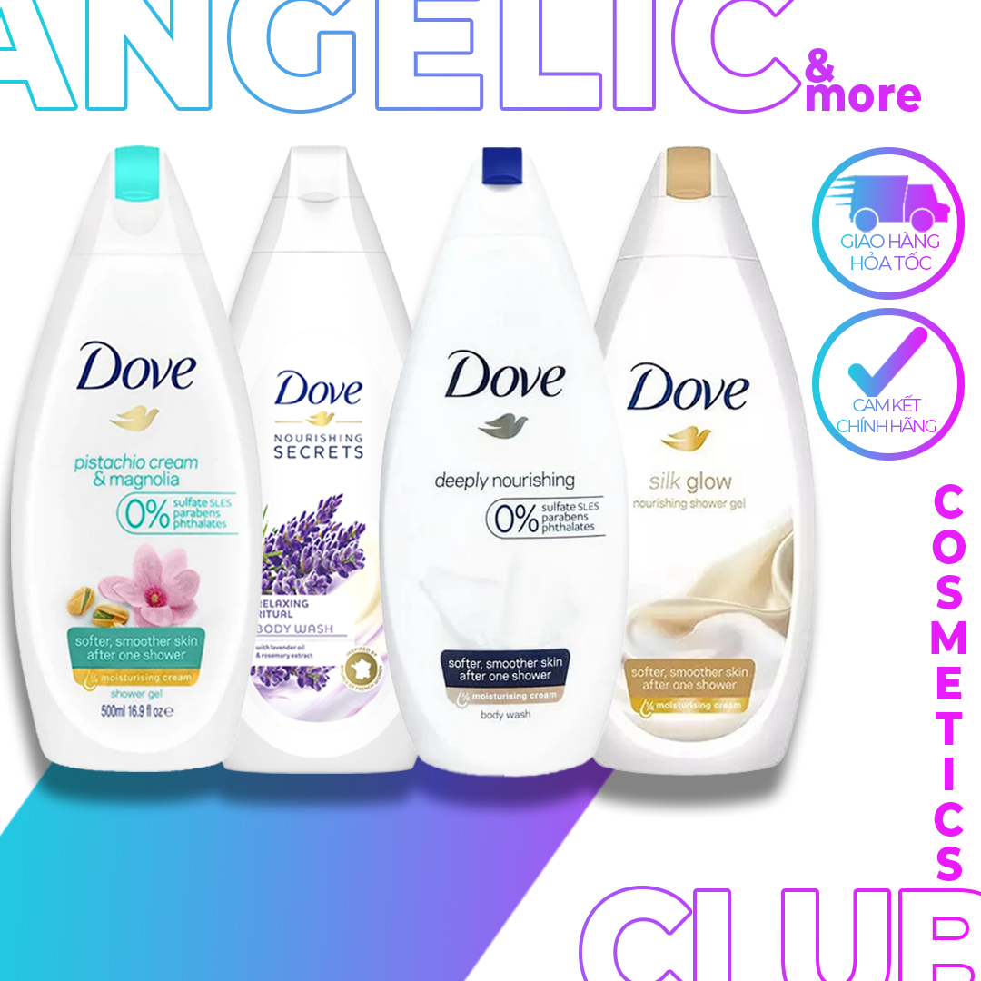 Sữa tắm dove ,sữa tắm dưỡng ẩm chuyên sâu dove body wash 500ml