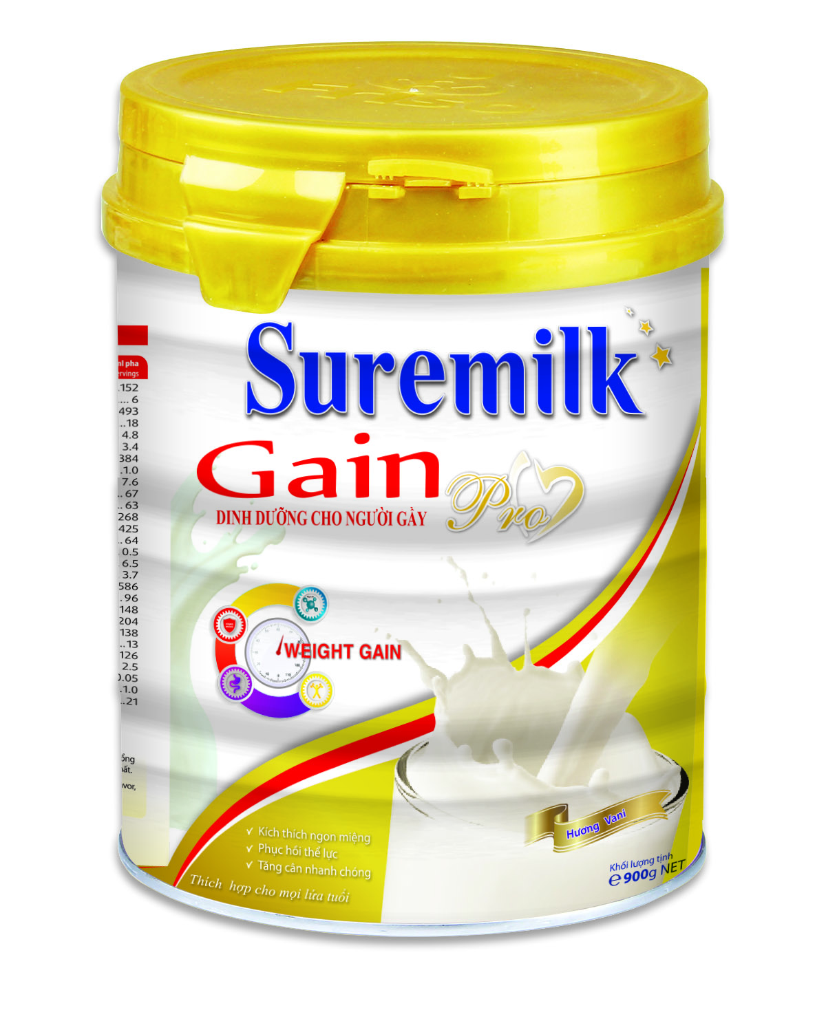 [HCM]Sữa bột Suremilk Gain Pro 800g (dinh dưỡng cho người gầy, dành cho trẻ từ 1 tuổi trở lên) - FreeShip Max - LOHAMART