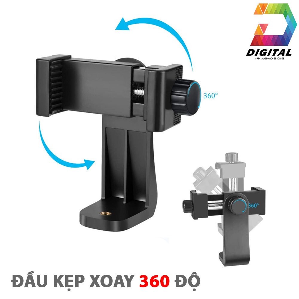 Đầu Kẹp Xoay 360 Độ Cho Tripod Cao Cấp Loại 1 Xịn