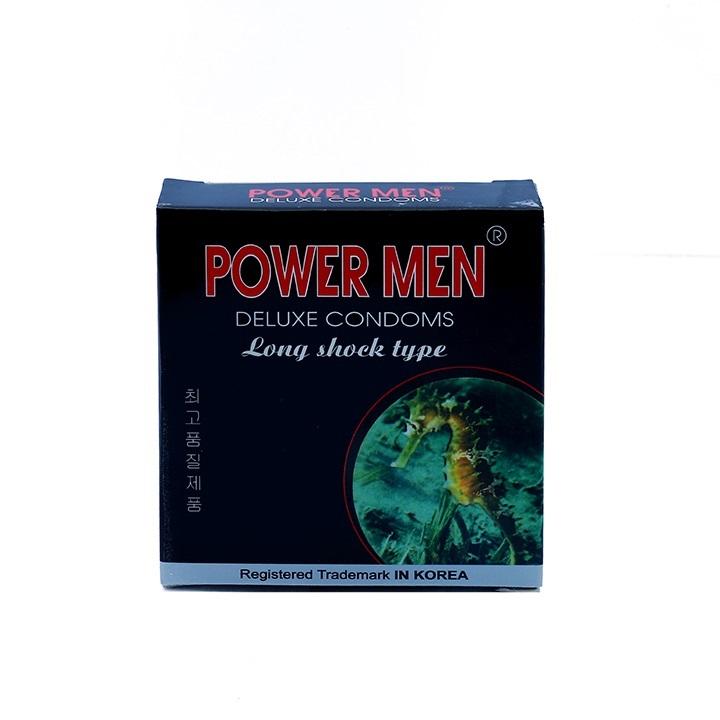 Bao cao su powermen cá ngựa 4in1