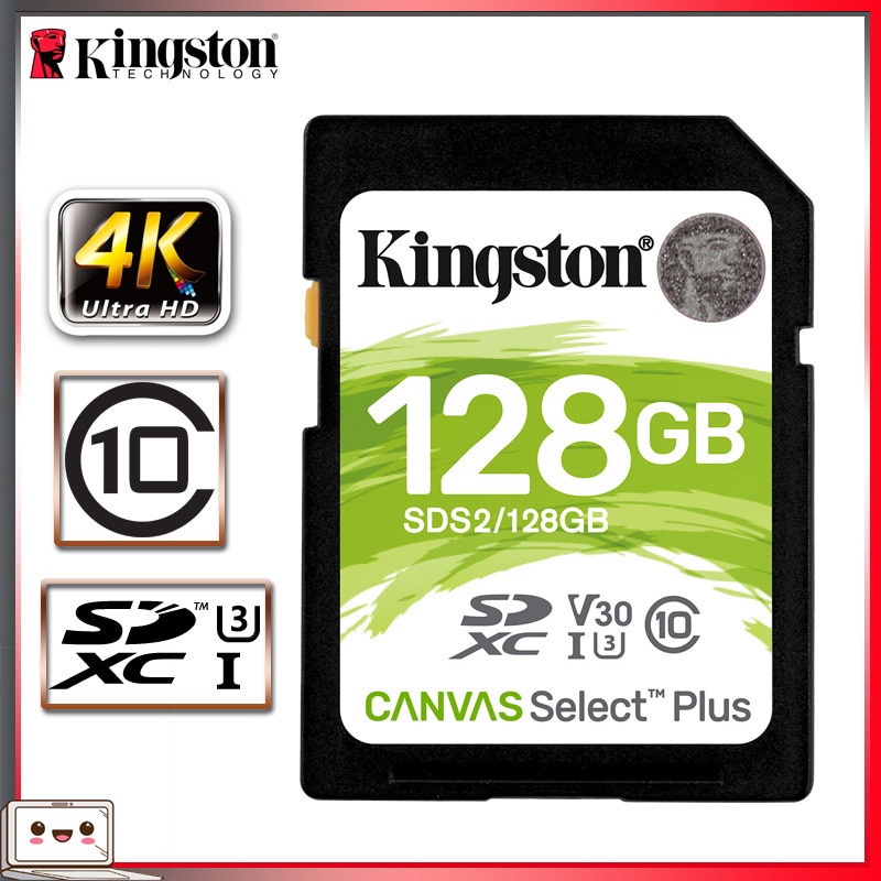 Thẻ Nhớ Kingston SD 128GB Tốc Độ 10 cartao de memoria Cho Máy Ảnh Canon