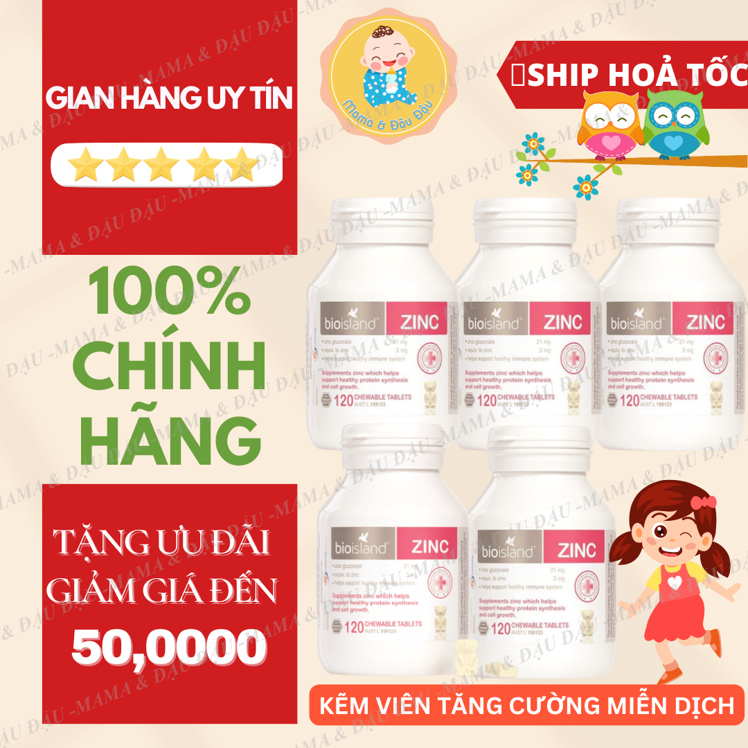 Viên kẹo kẽm gấu cho bé tăng cường miễn dịch ăn ngon - hàng bay mẫu mới nhất