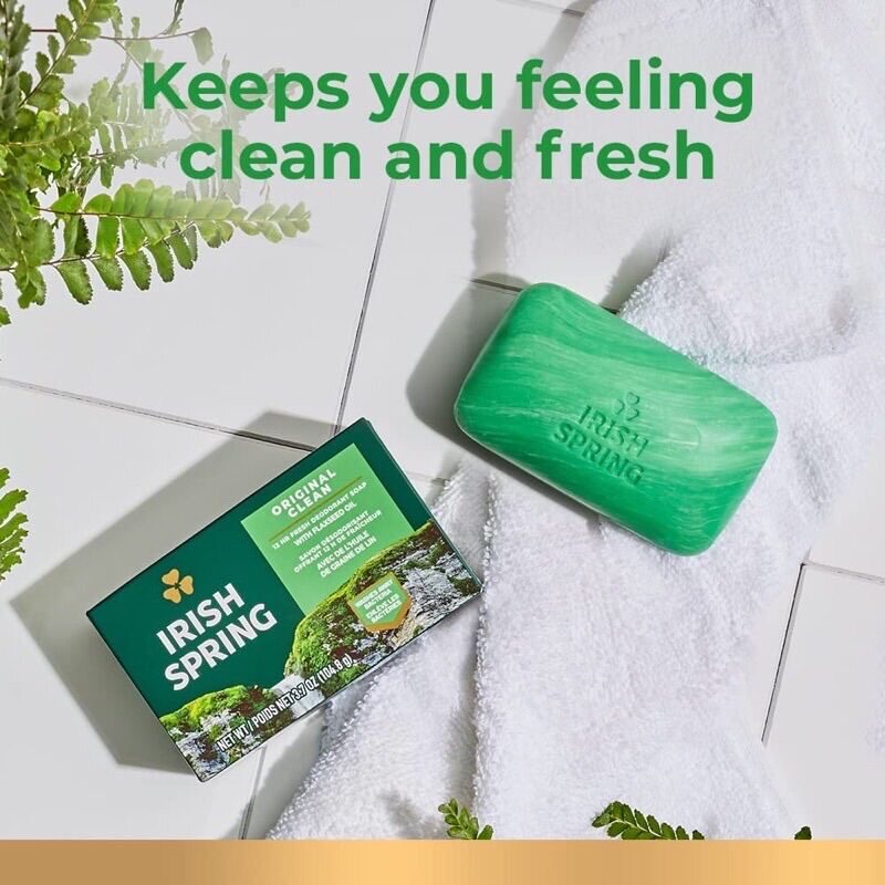 Bộ 3 Xà bông cục IRISH SPRING được ưa chuộng tại Mỹ hương Fresh tươi mát.