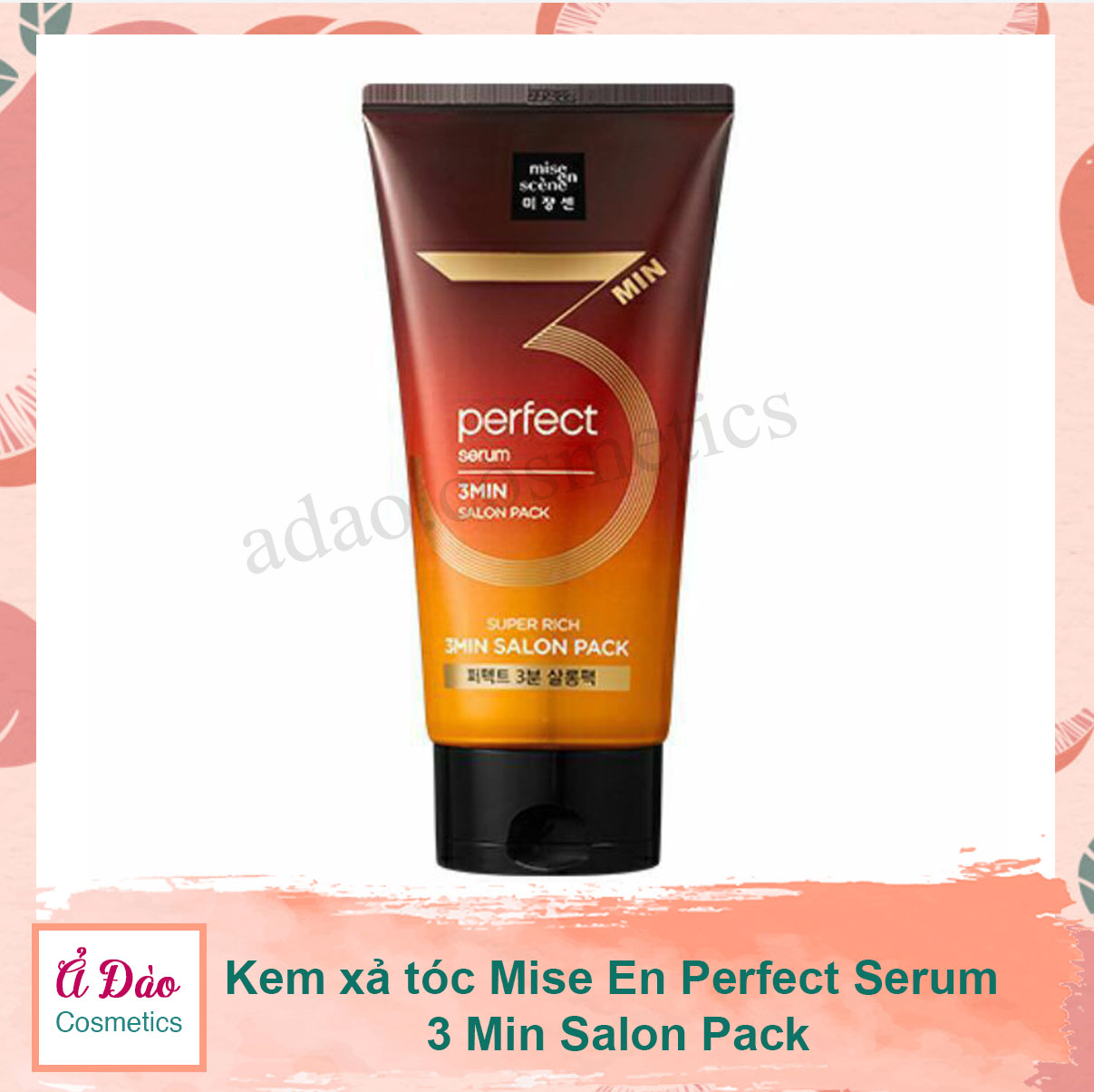 [SẴN, MẪU MỚI] Kem xả tóc và ủ tóc Mise En Perfect Serum 3 Min Salon Pack | Dầu xả ủ tóc dành cho salon