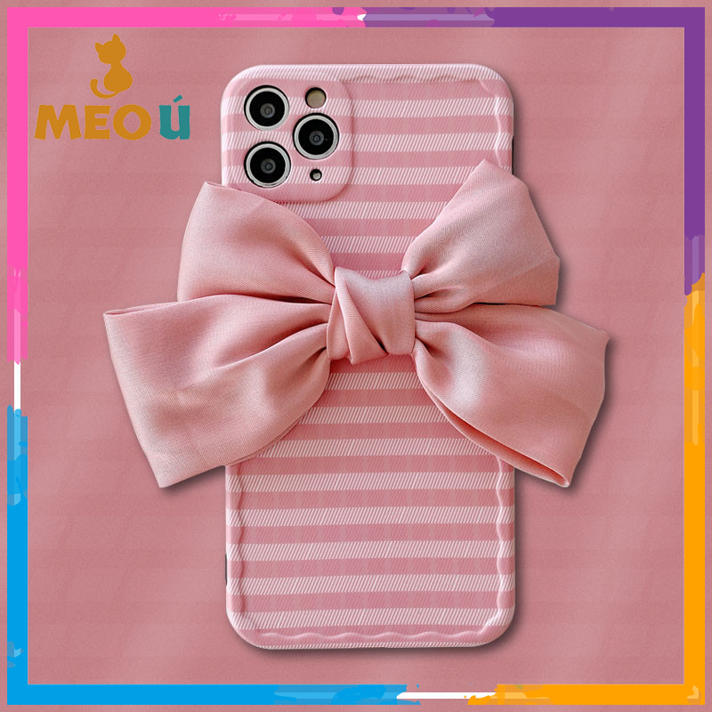 Ốp iphone nơ xinh iphone 7plus/8plus/x/xs max/11/11 pro max/12/12 pro/12 pro max - ốp iphone