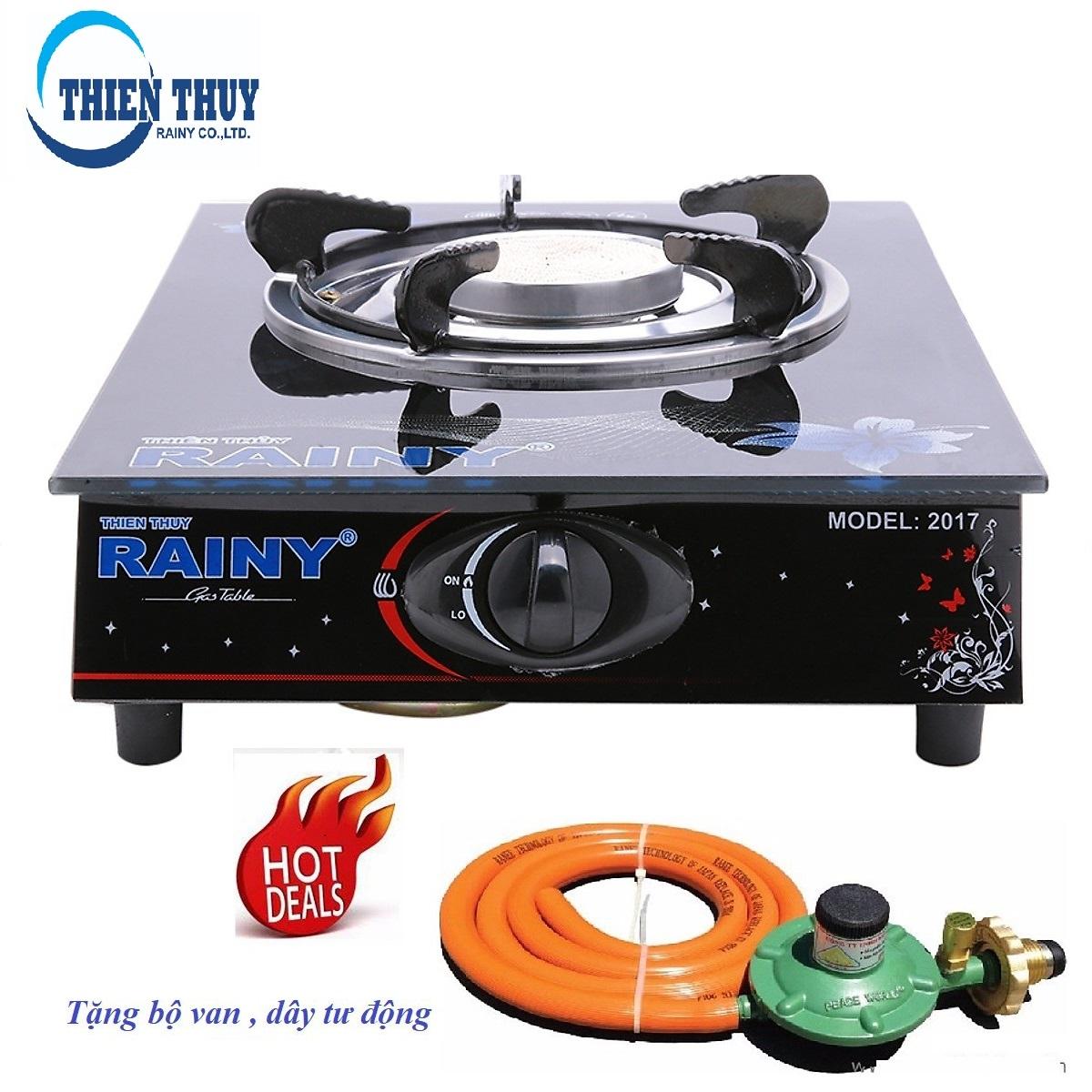Bếp Gas Hồng Ngoại Đơn Cao Cấp RaiNy – Tặng bộ van dây