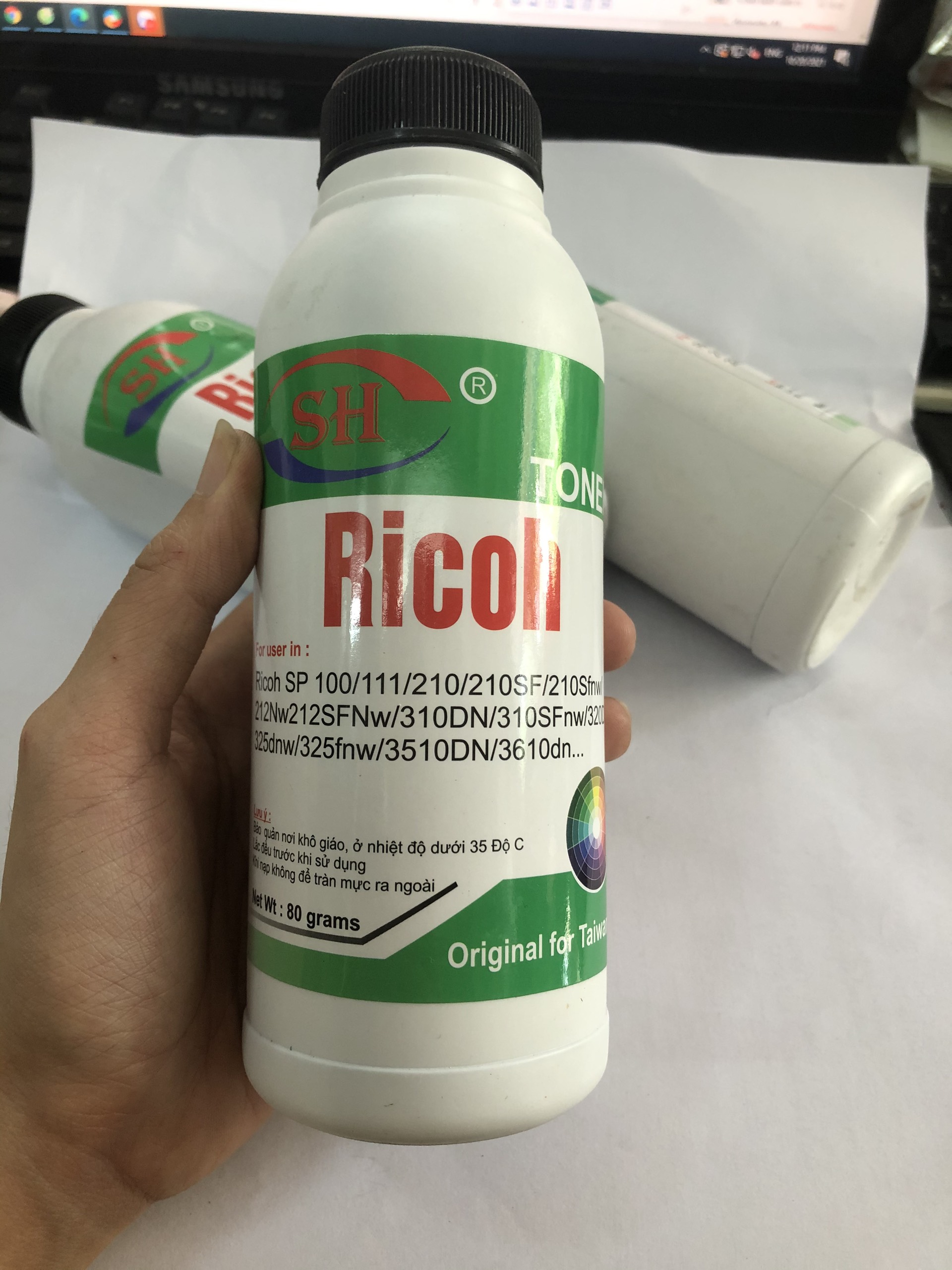 Lọ mực đổ máy in ricoh sp100 sp111 sp210 sp212 sp310 sp325...