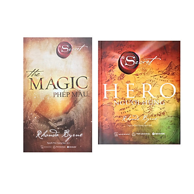 Combo 2 cuốn the secret , hero người hùng +the magic phép màu