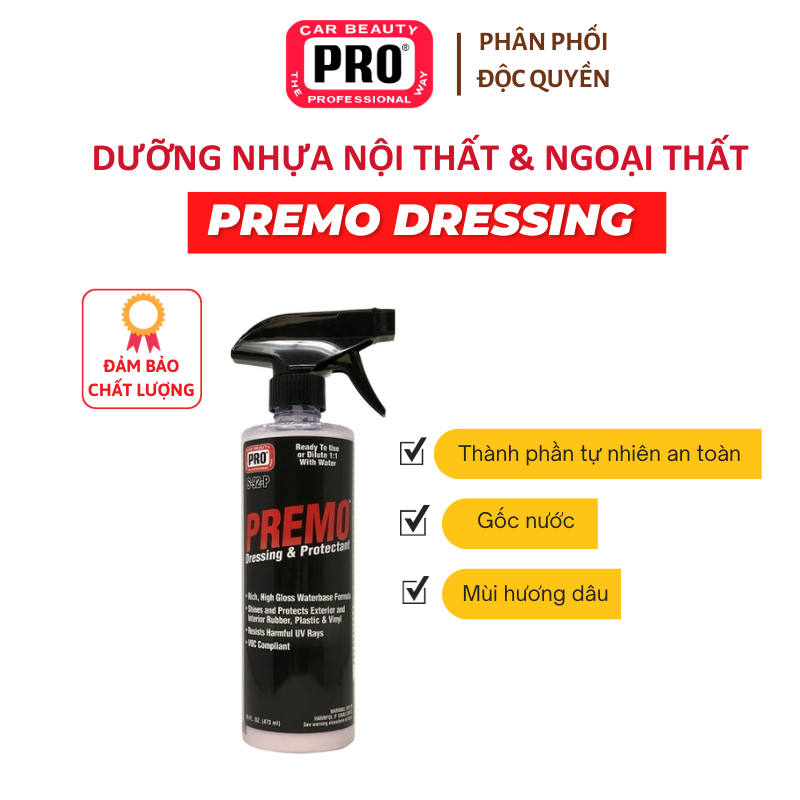 Phục hồi nhựa nội thất Premo Dressing