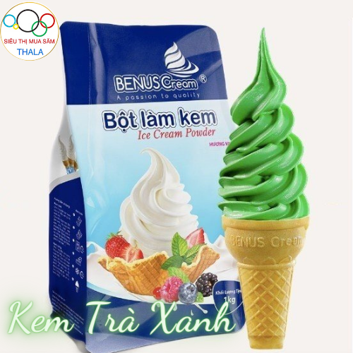 Bột làm kem tươi vị Trà Xanh