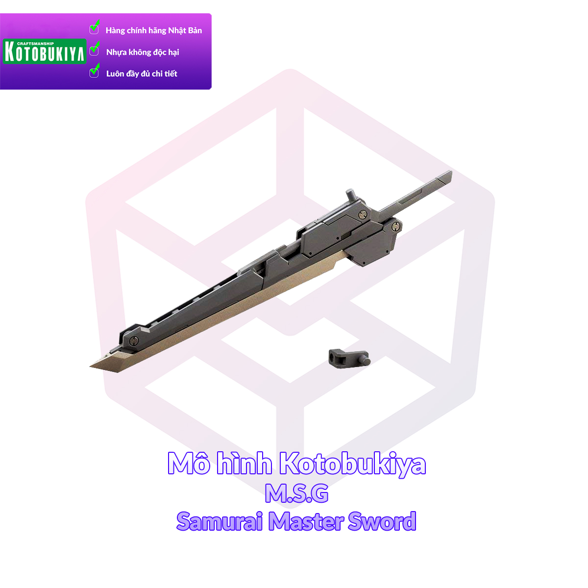 Mô hình kotobukiya m.s.g wu06 samurai master sword weapon unit