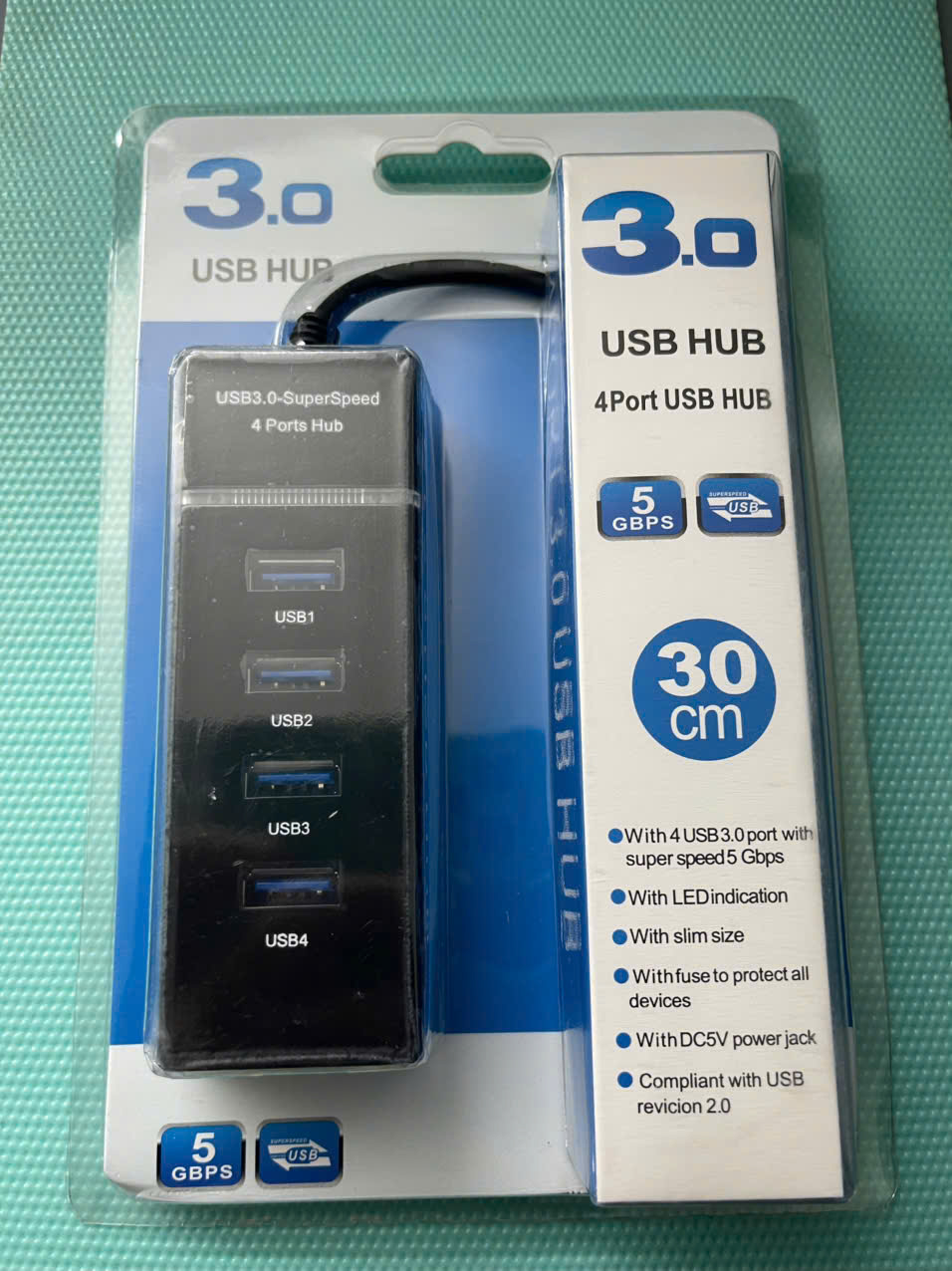 Hub USB 3.0 – Truyền Dữ Liệu Siêu Tốc, Plug & Play Nhẹ Gọn