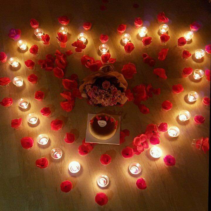 30 nến tealight trang tri TIỆC SINH NHẬT, TỎ TÌNH, CẦU HÔN