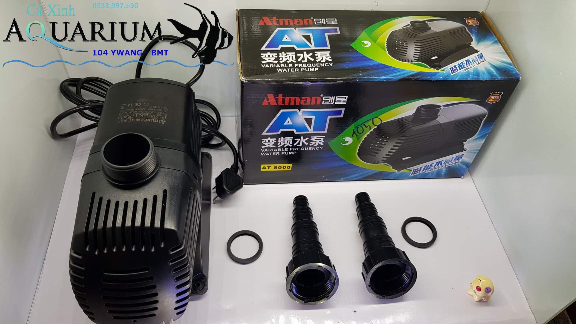 Máy bơm nước bể cá Atman AT - 8000 công suất 65W