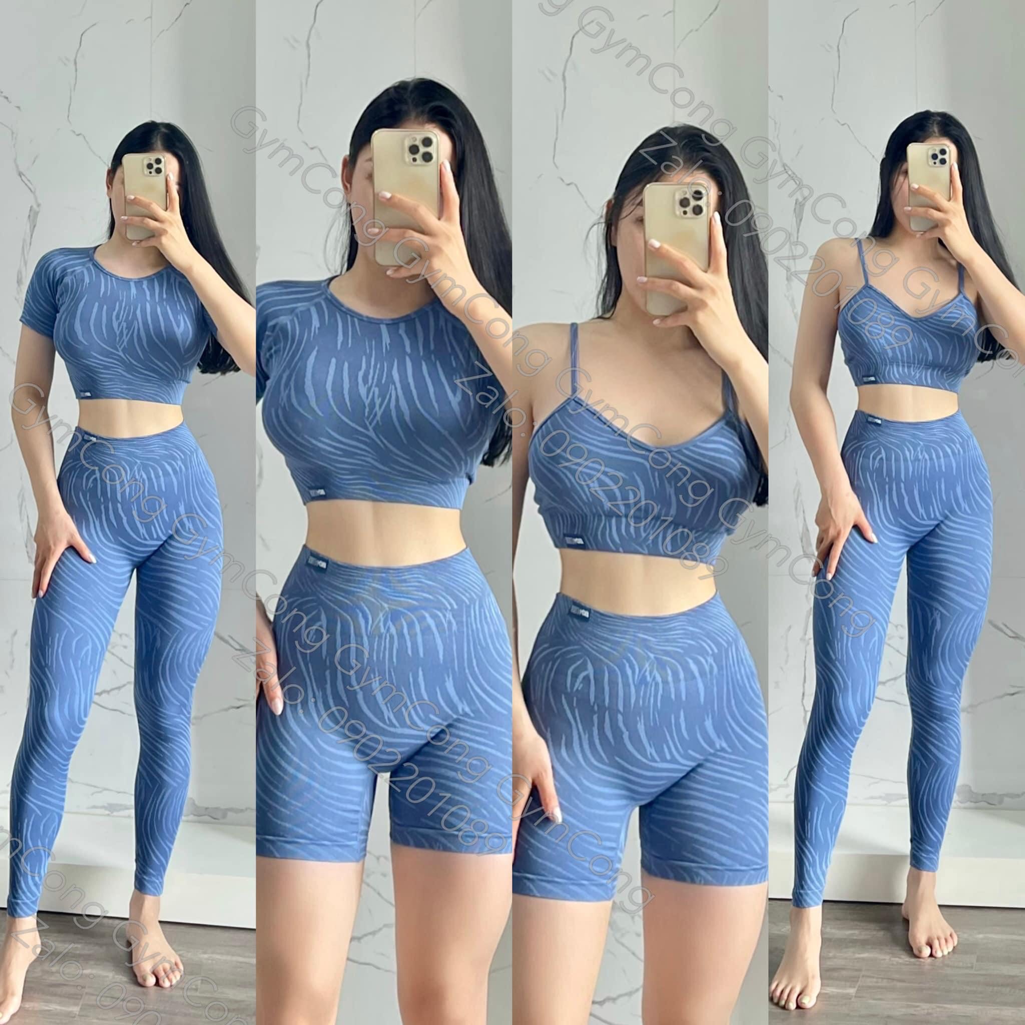 Bộ quần áo tập gym yoga BoTee Unstop Dài siêu thấm hút mồ hôi