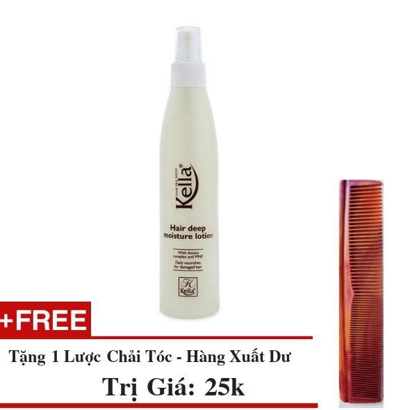 Xịt Dưỡng Kella Làm Mềm Tóc 250ml - Tặng kèm lược chải tóc