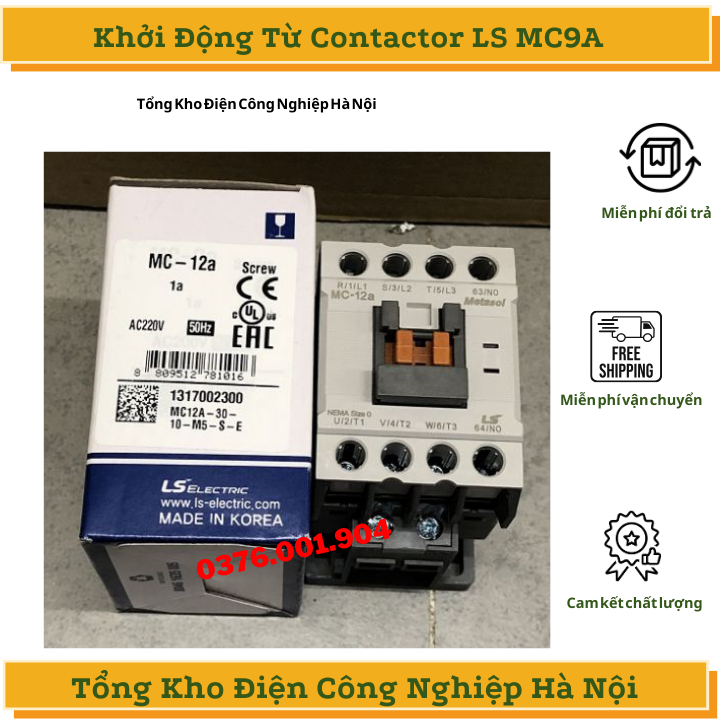 Khởi Động Từ LS MC 12A Contactor