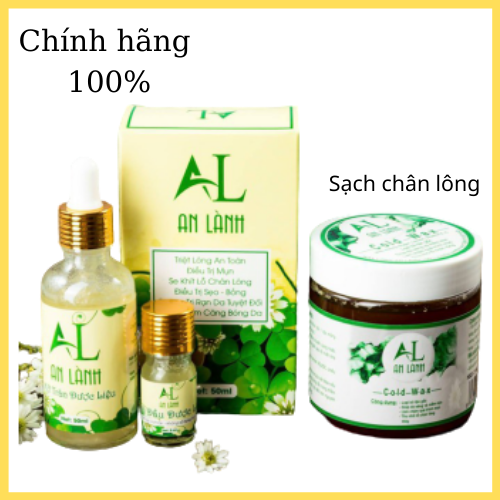 Combo gell wax lông và mỡ trăn An Lành triệt lông an toàn , hiệu quả , sạch chân lông , không gây thâm da