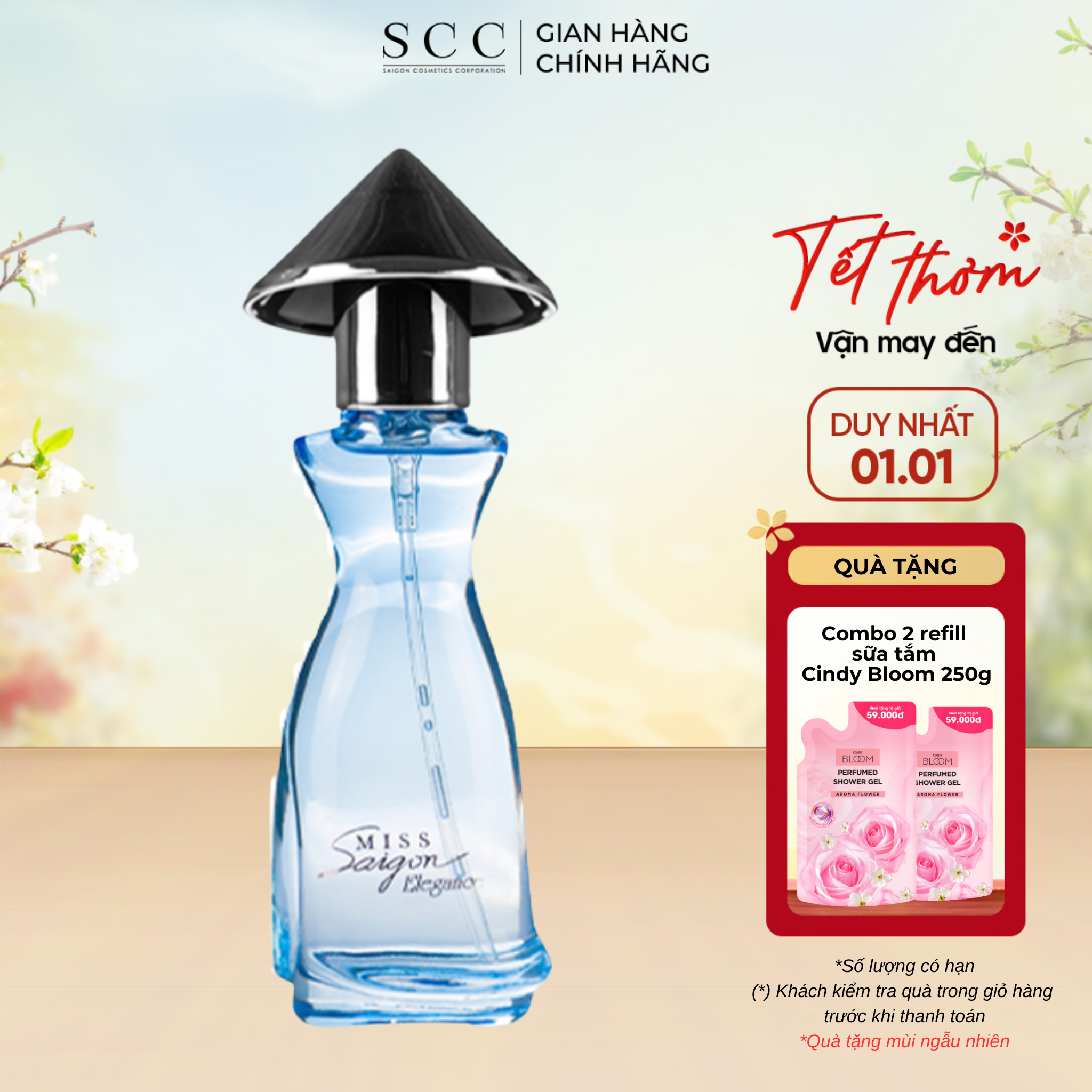  Nước Hoa Nữ Cao Cấp Miss Saigon Elegance Sapphire EDP 15ml Hộp Xanh Dương Hương Thơm Tinh Khiết Nhẹ Nhàng HOARIENT Chính Hãng 