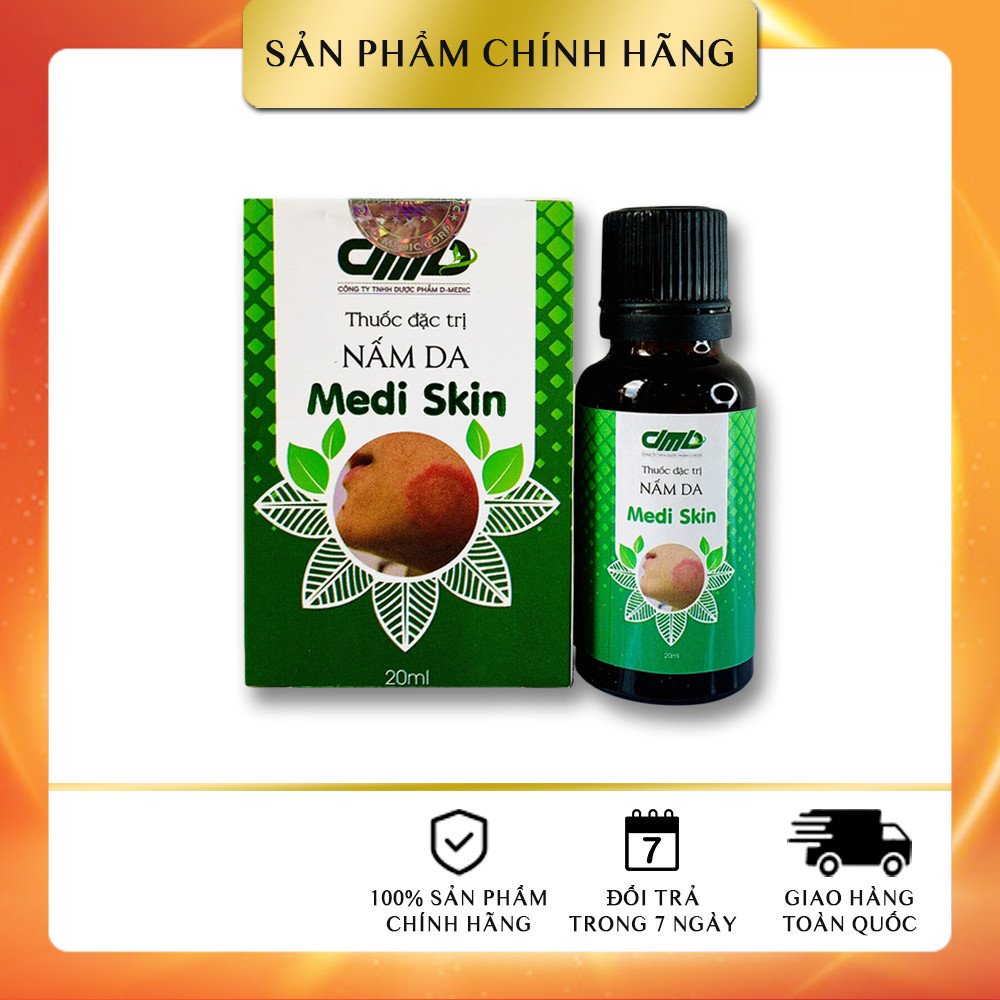 Hỗ trợ trị nấm da medi skin