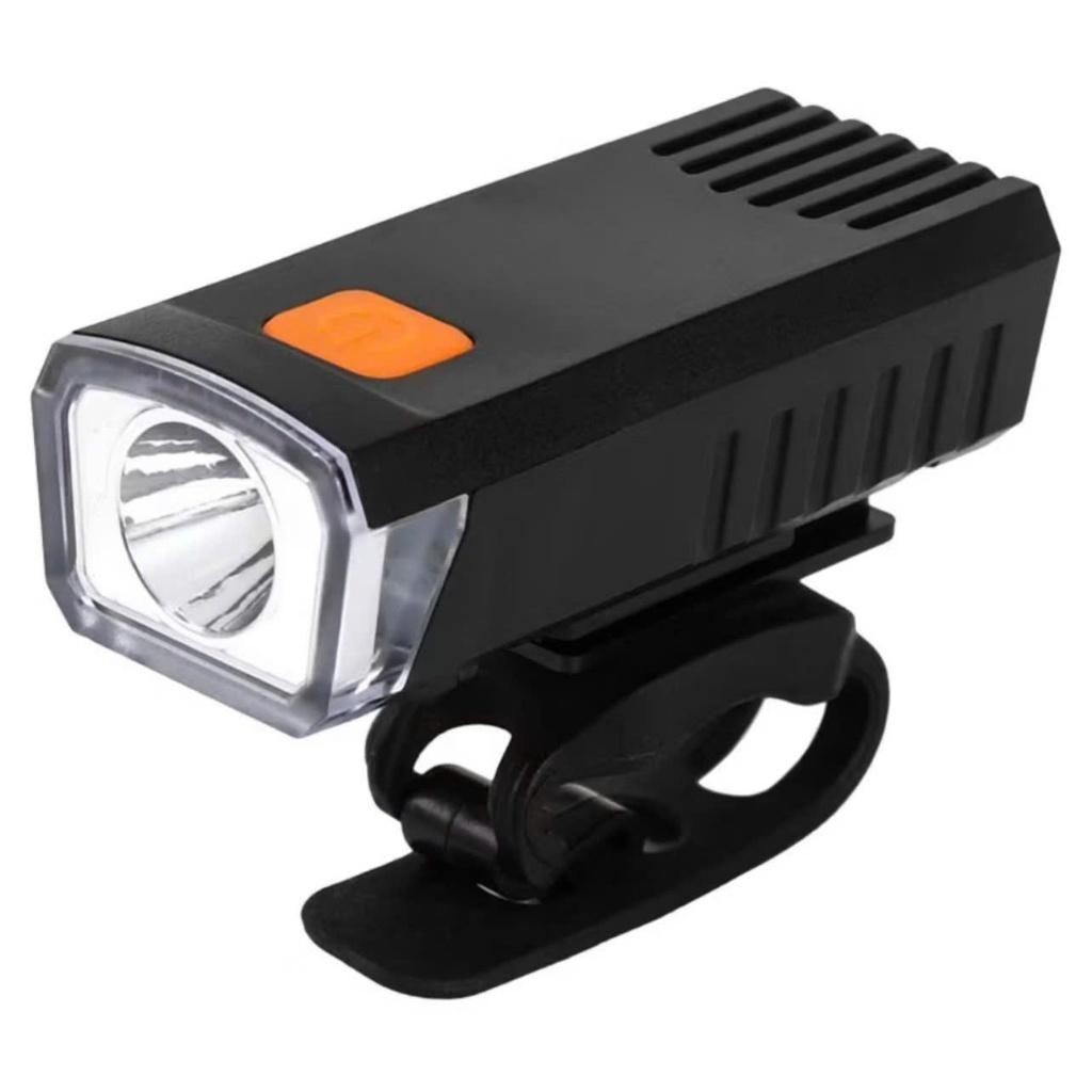 New USB Rechargeable Bicycle Light, Bright Headlight for Night Riding, 3 Modes of Waterproof Warning Light for Bicycle Equipment..Ht