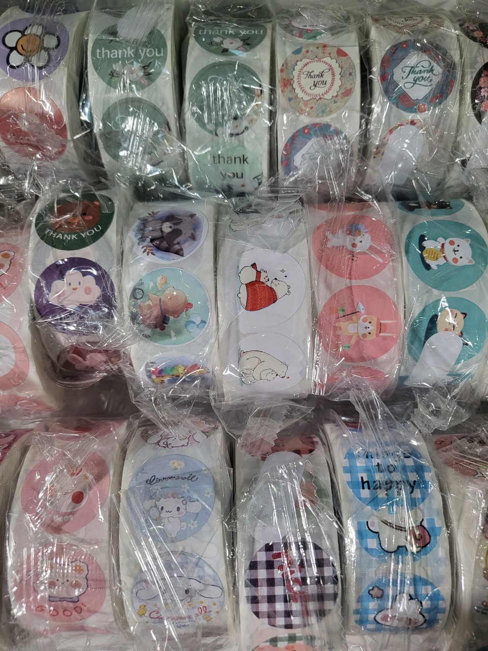 Cuộn sticker 500 tem hình