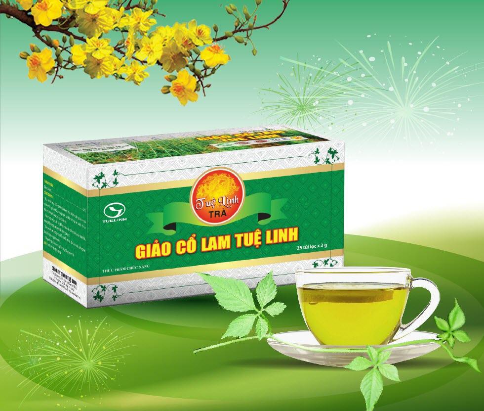Trà GIẢO CÔ LAM TUỆ LINH - hỗ trợ triệu chứng cao huyết áp, tim mạch