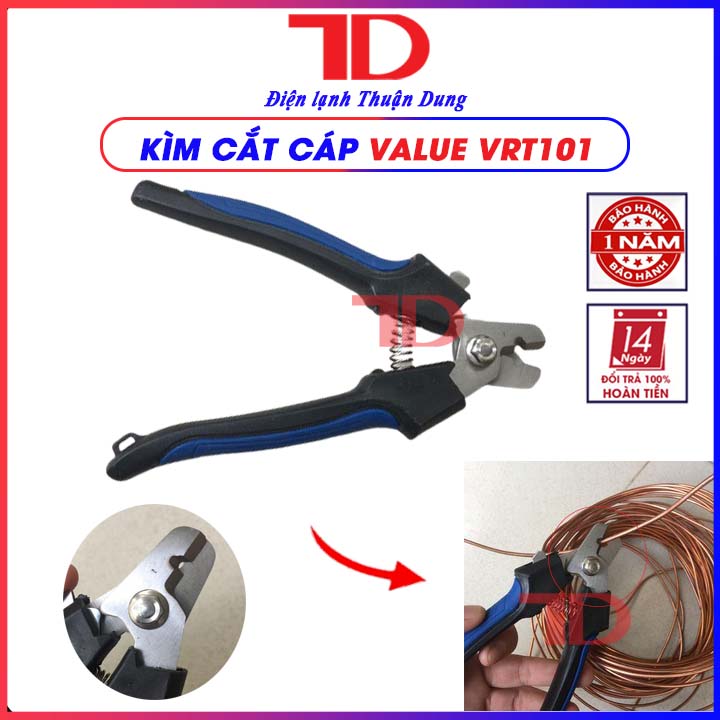 Kìm cắt cáp value vrt101