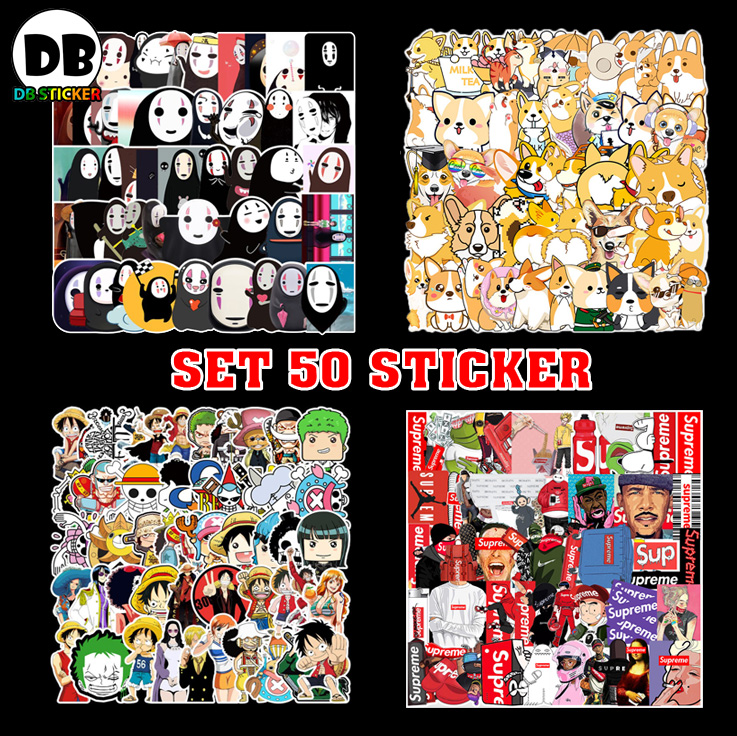 [50 Hình] Sticker cute, dễ thương mẫu HOT nhất dán trang trí laptop, mũ nón bảo hiểm, vali, xe tay ga, ván trượt