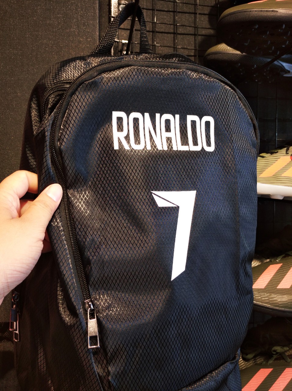 Balo thể thao ronaldo 7 , có ngăn đựng giày