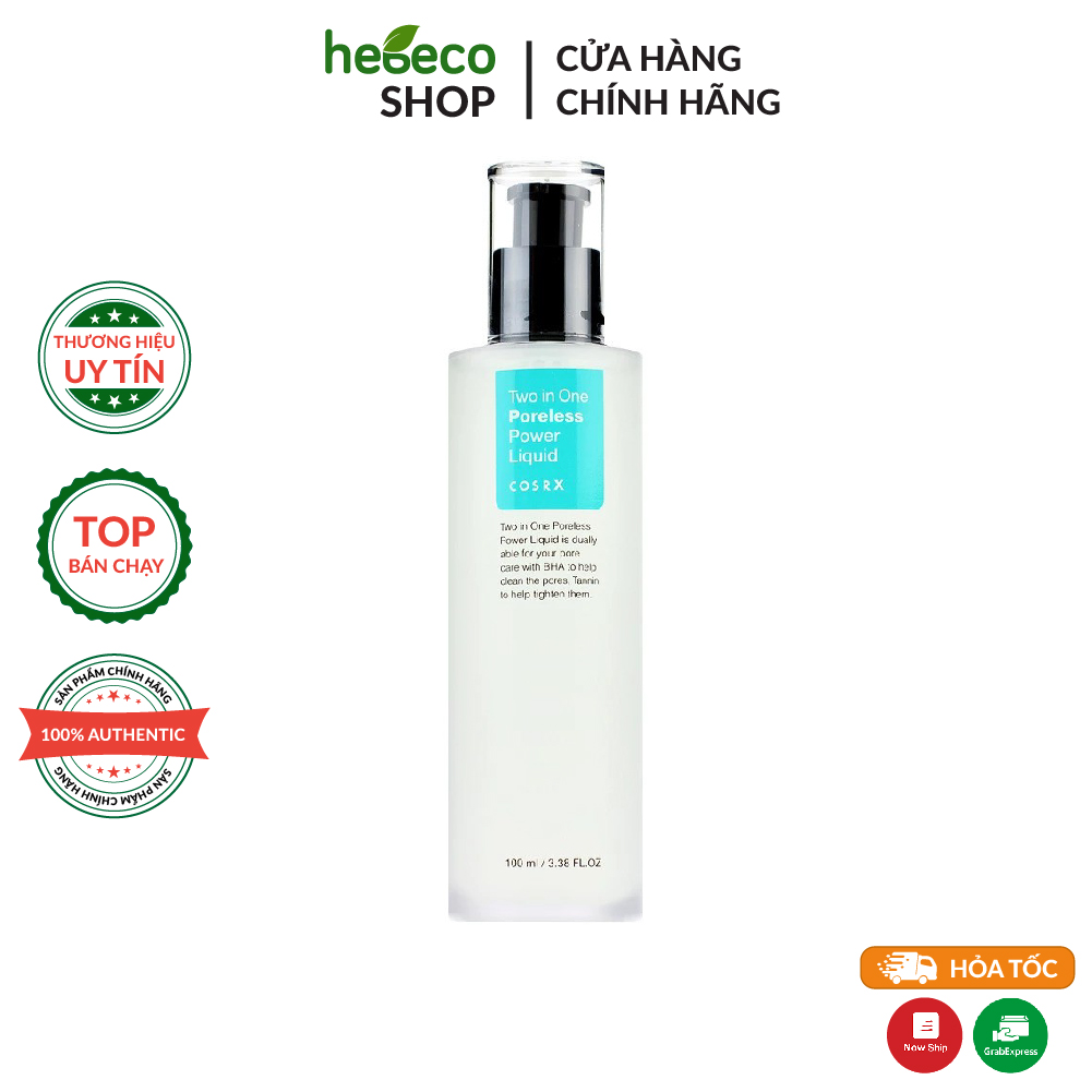 Nước hoa hồng se khít lỗ chân lông cosrx two in one poreless power liquid 100ml - hàn quốc, cam kết hàng đúng mô tả, chất lượng đảm bảo an toàn đến sức khỏe người sử dụng