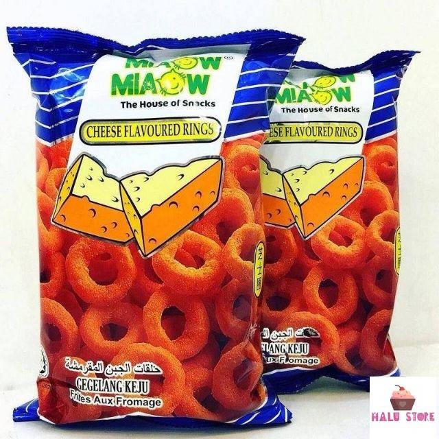 Bánh vòng phô mai Miaow Miaow Malaysia gói 60g