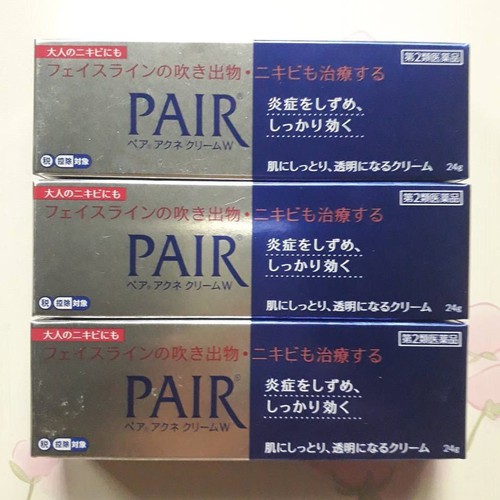 Kem ngừa mụn Pair Acne W Cream Nhật bản 24g