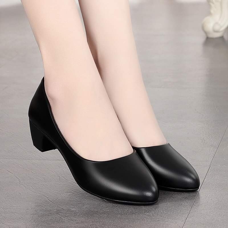 Giày cao gót cao 3cm mẫu công sở size từ 35 đến 42