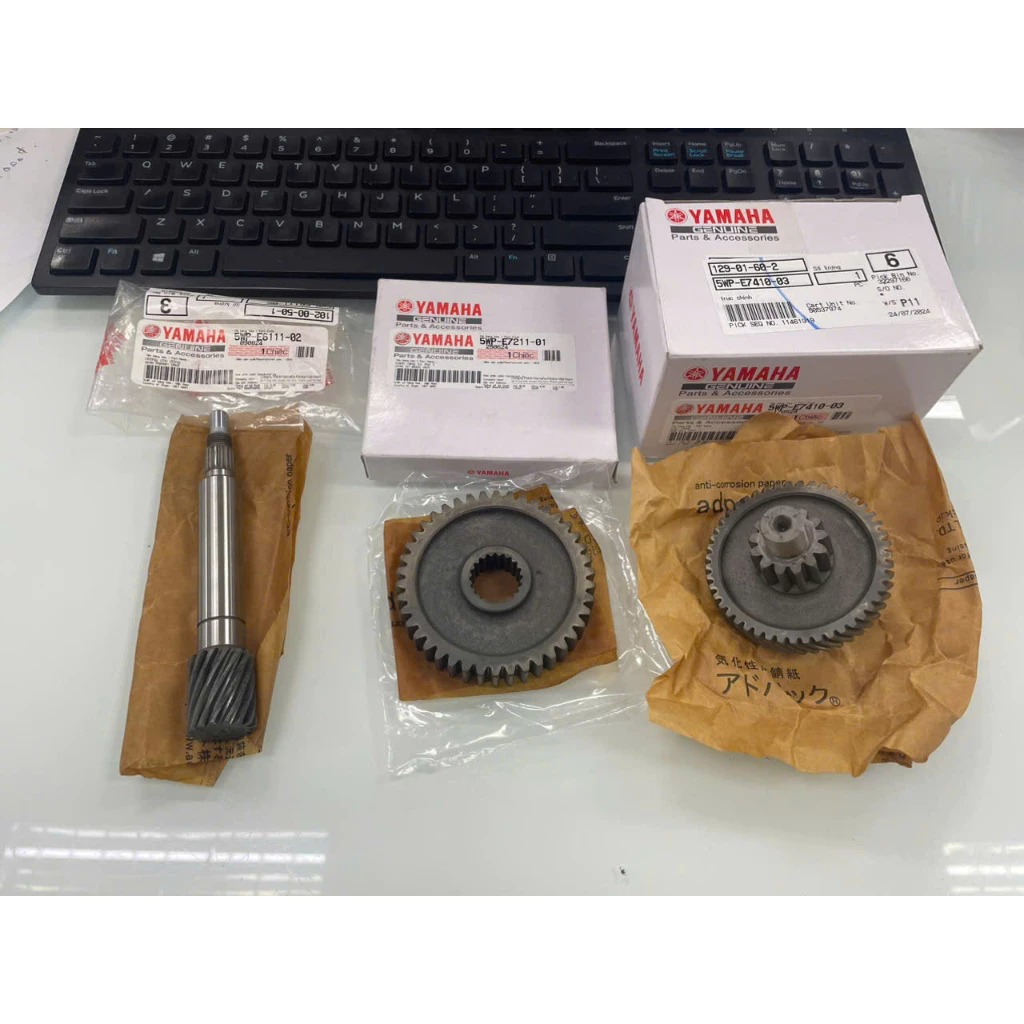 Genuine Yamaha Mio - Nouvo 1,2,3 Sprocket Set