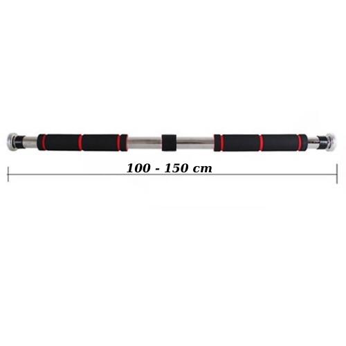 Xà đơn treo tường gắn cửa có chốt chống xoay 2020 thép chịu lực điều chỉnh kích thước đa năng