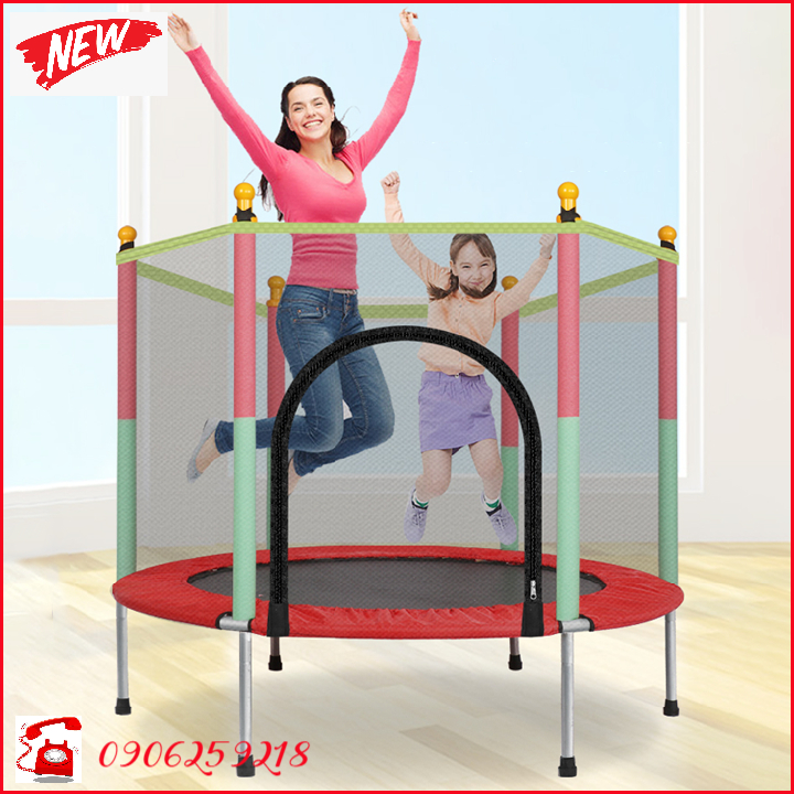 Trampolin Cho Trẻ Em, Nhà Tấm Bạt Lò Xo Tương Tác Giữa Cha Mẹ Và Trẻ Em, Lều Nhún Lò Xo Với Tấm Lưới An Toàn, Nhà Nhún Lò Xo Lục Giác Với Hàng Rào Chăm Sóc Cho Bé