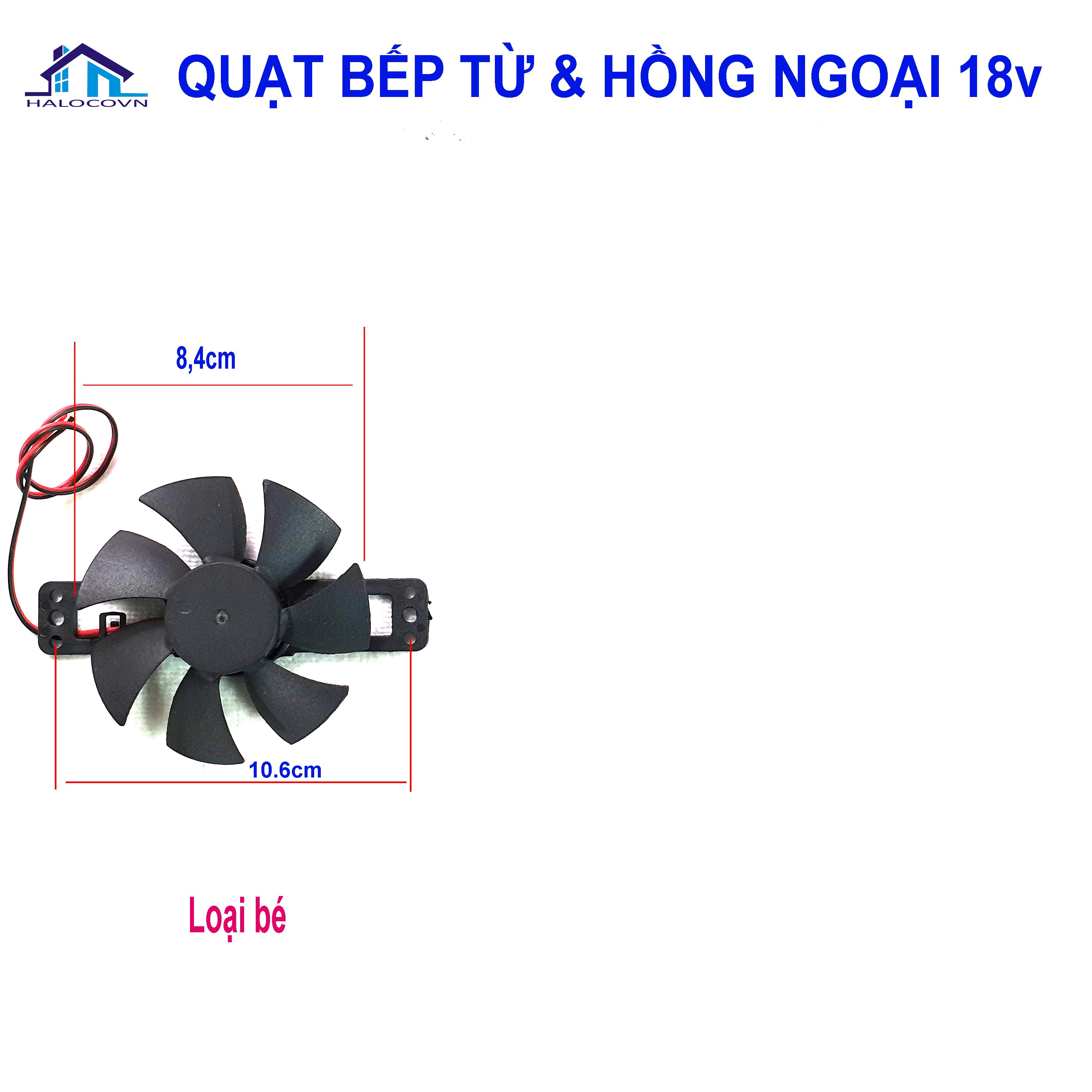 Quạt bếp từ 18V DC  loại tốt các cỡ